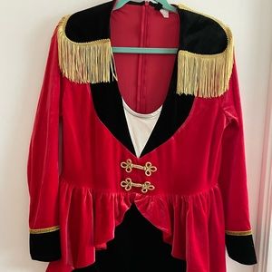 H&M velvet circus trainer Halloween costume SZ: XL